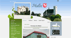 Desktop Screenshot of obecmedlov.cz